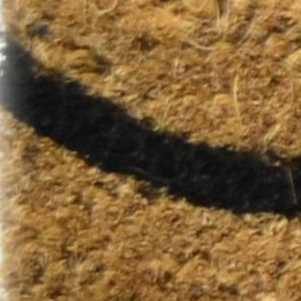 18" X 30" Brown and Black Coir Welcome Good Bye Outdoor Door Mat HomeRoots