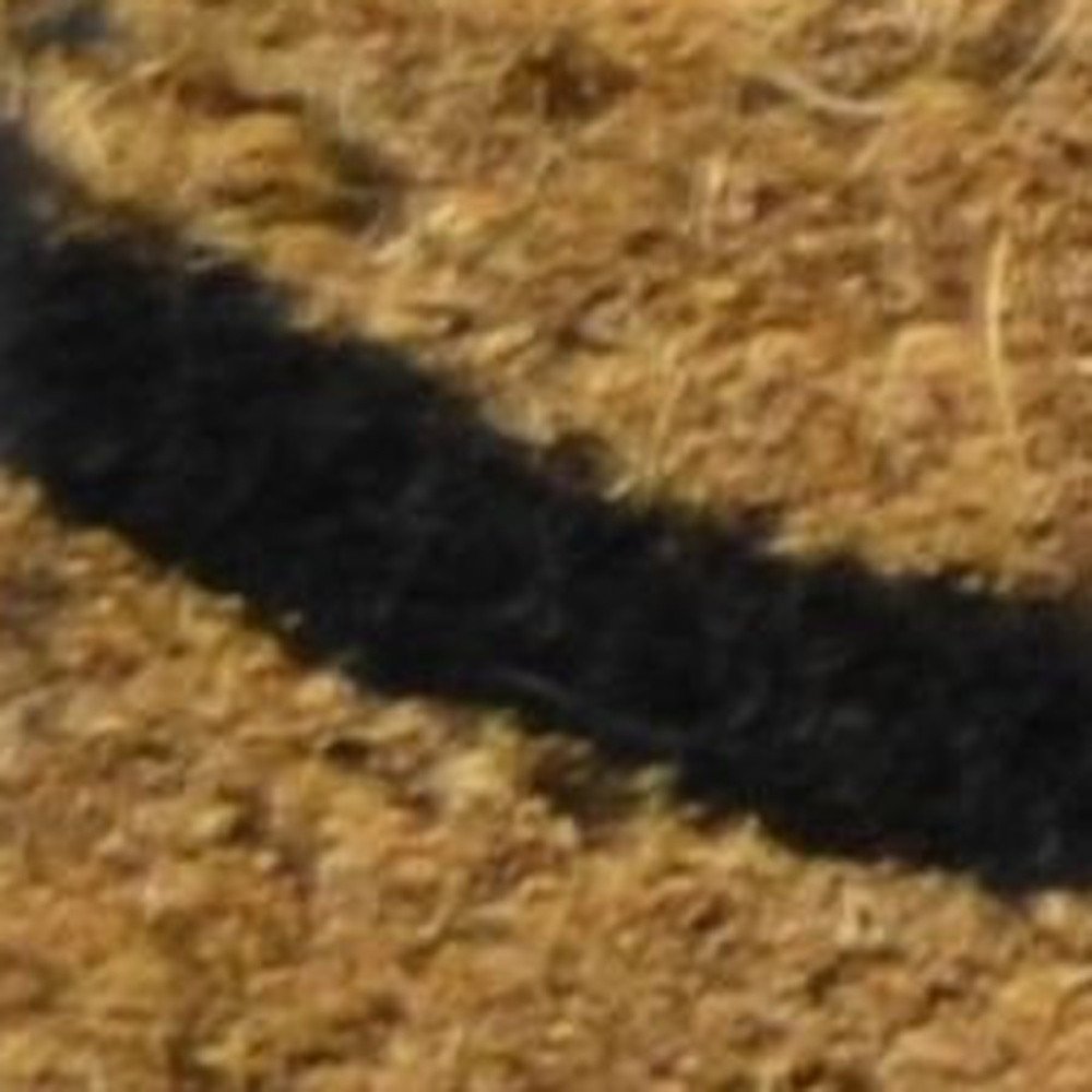 18" X 30" Brown and Black Coir Welcome Good Bye Outdoor Door Mat HomeRoots
