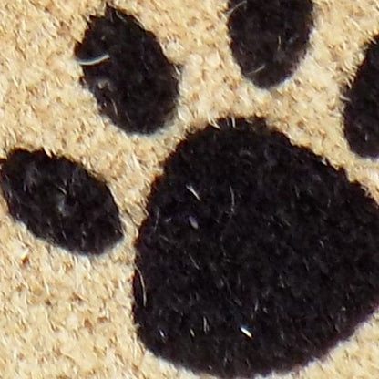 18" X 30" Brown and Black Coir Woof Outdoor Door Mat HomeRoots