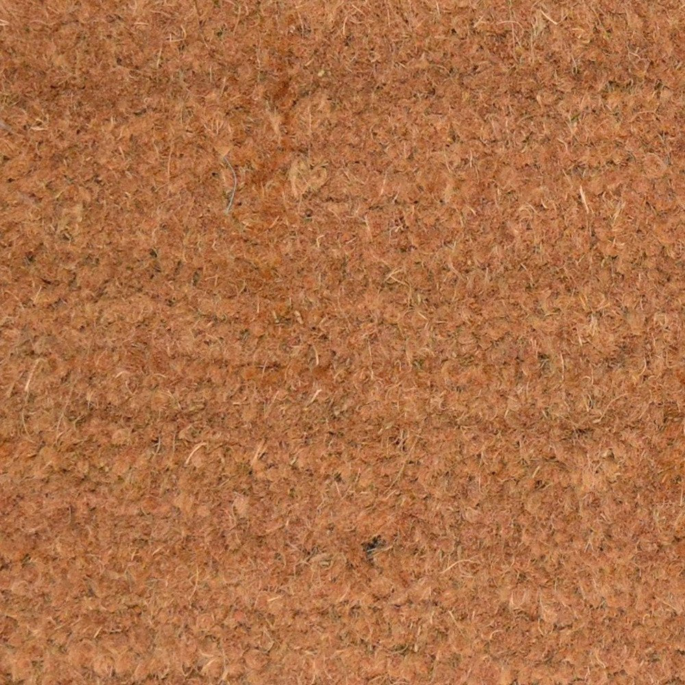 18" X 30" Brown and Black Coir Scrollwork Outdoor Door Mat HomeRoots