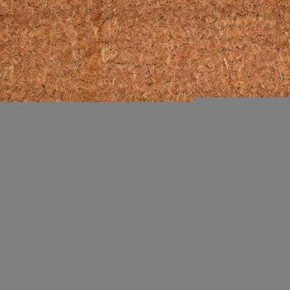18" X 30" Brown and Black Coir Scrollwork Outdoor Door Mat HomeRoots