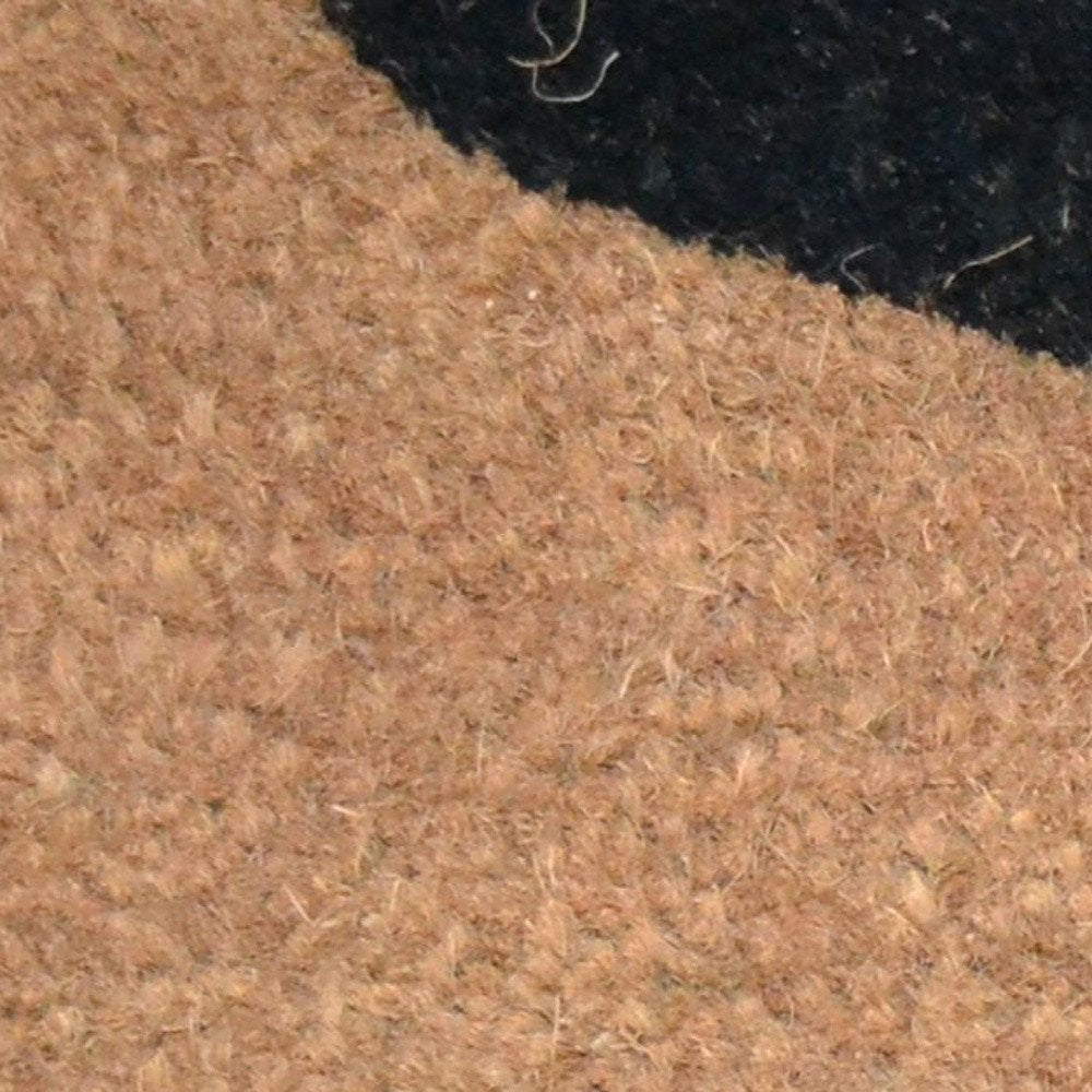 18" X 30" Brown and Black Coir Come In Wine a Little Outdoor Door Mat HomeRoots