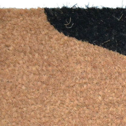 18" X 30" Brown and Black Coir Come In Wine a Little Outdoor Door Mat HomeRoots