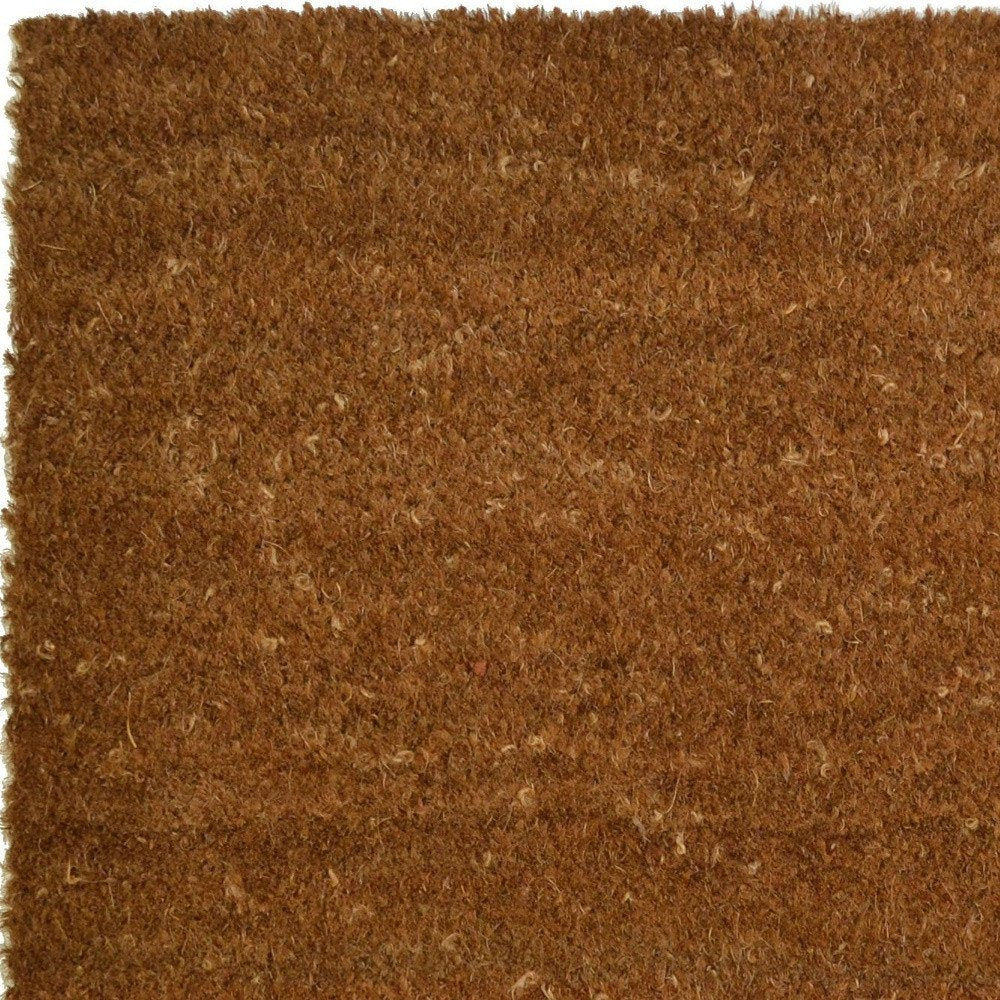 18" X 30" Brown Coir Outdoor Door Mat HomeRoots