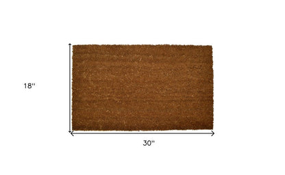 18" X 30" Brown Coir Outdoor Door Mat HomeRoots