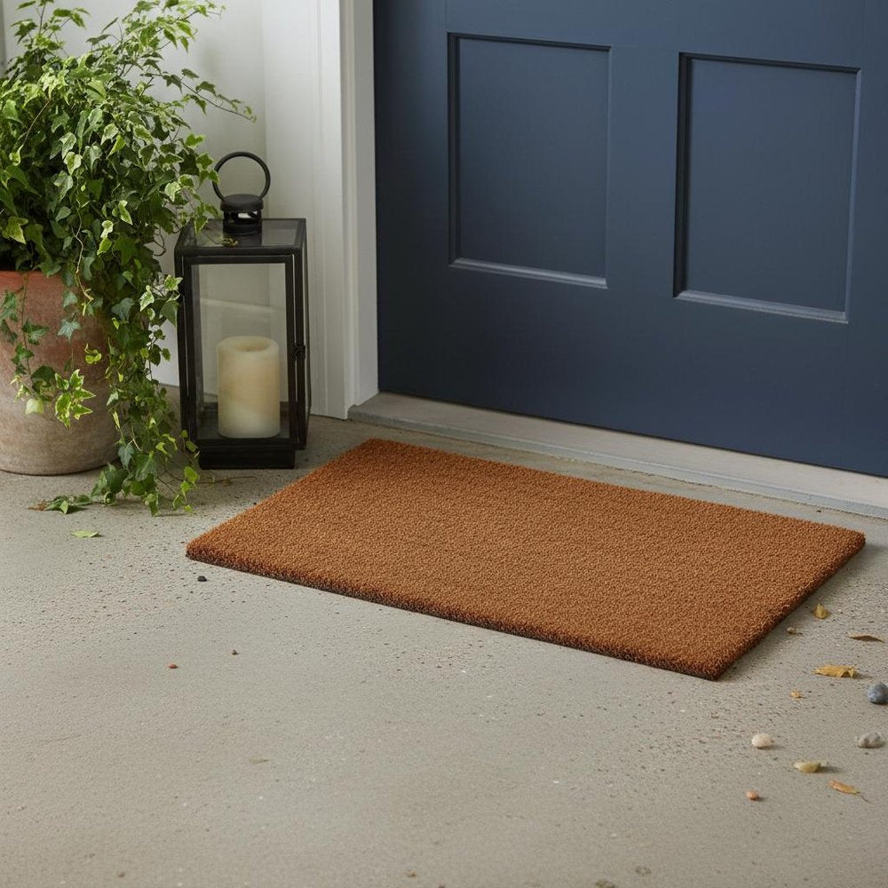 18" X 30" Brown Coir Outdoor Door Mat HomeRoots