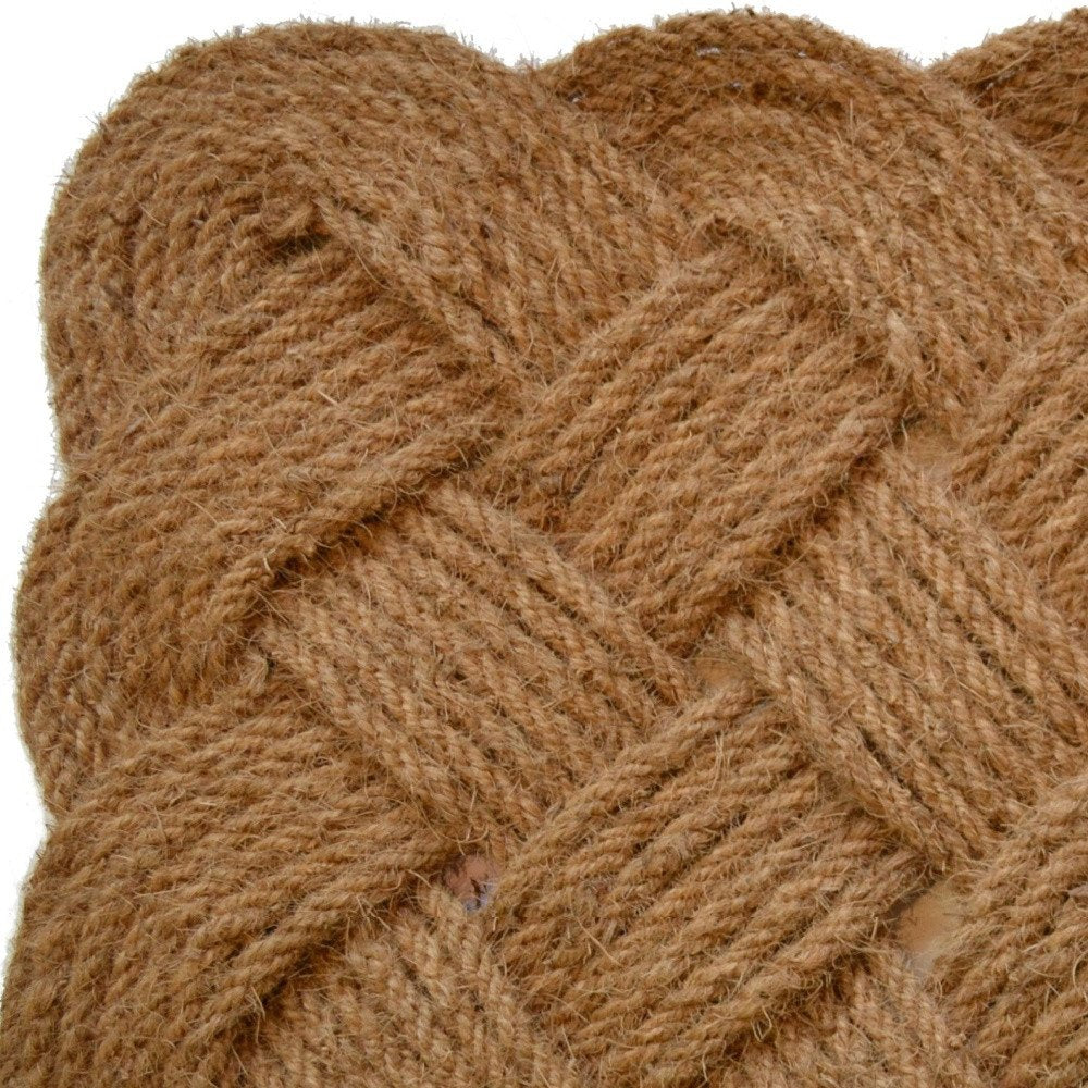 18" X 30" Brown Coir Weave Outdoor Door Mat HomeRoots