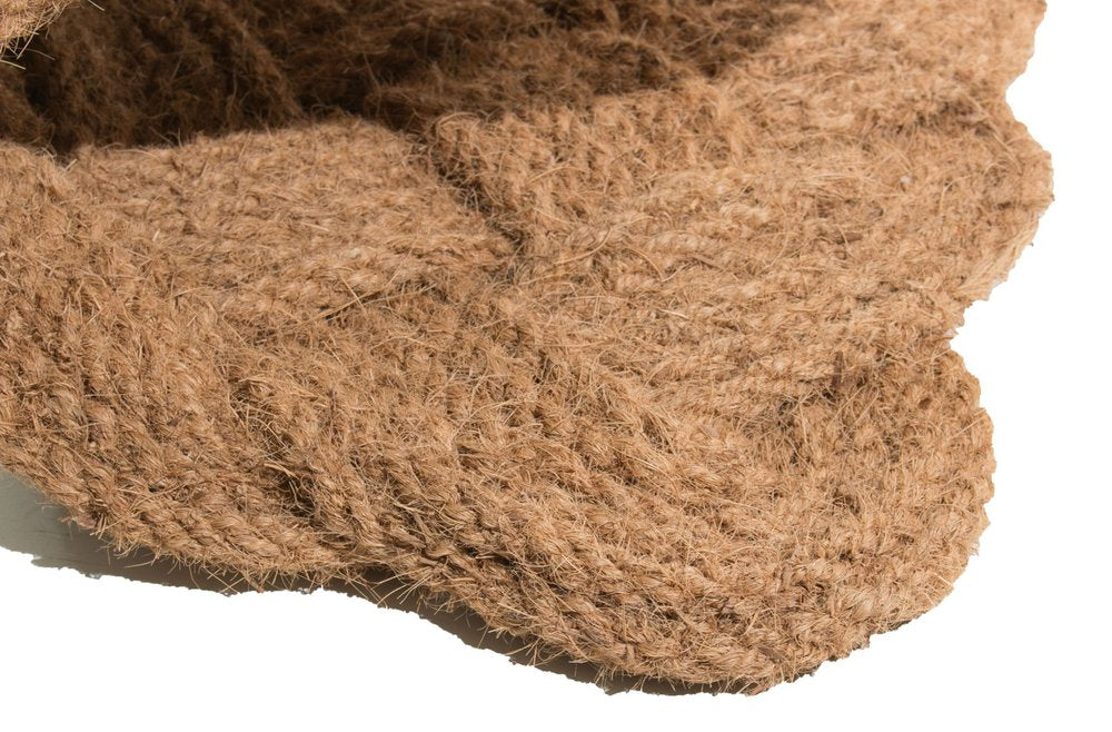 24" X 37" Brown Coir Weave Outdoor Door Mat HomeRoots