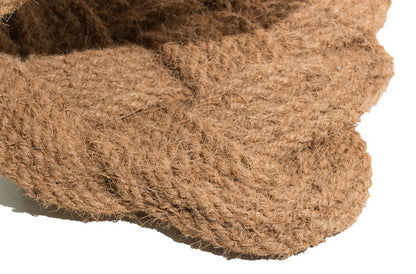 24" X 37" Brown Coir Weave Outdoor Door Mat HomeRoots