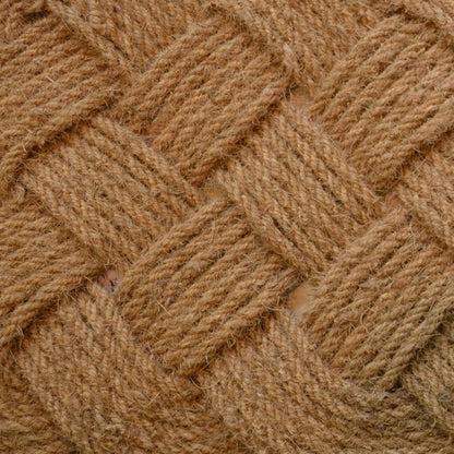 24" X 37" Brown Coir Weave Outdoor Door Mat HomeRoots