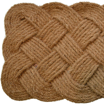 24" X 37" Brown Coir Weave Outdoor Door Mat HomeRoots