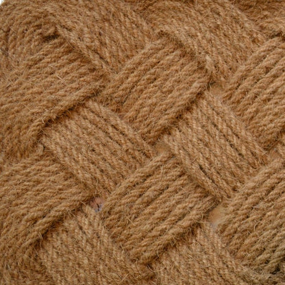 24" X 37" Brown Coir Weave Outdoor Door Mat HomeRoots