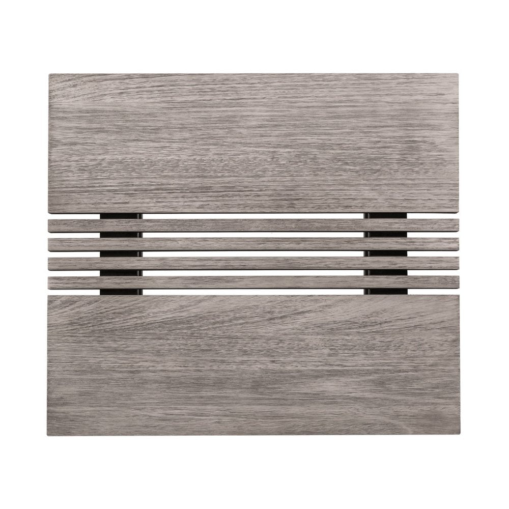 33" Gray Solid Wood Outdoor Coffee Table HomeRoots