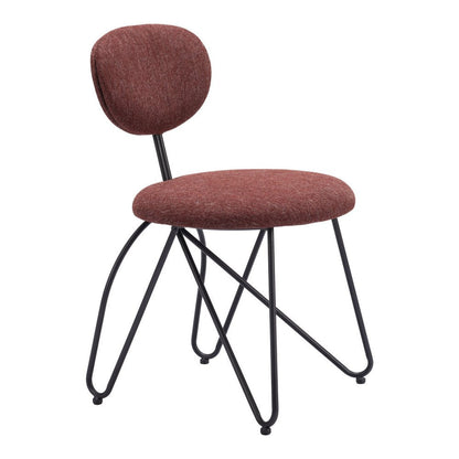 Set of Two Light Gray And Black Upholstery And Steel Dining Side Chairs HomeRoots