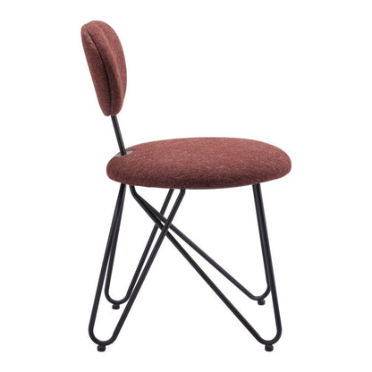 Set of Two Light Gray And Black Upholstery And Steel Dining Side Chairs HomeRoots