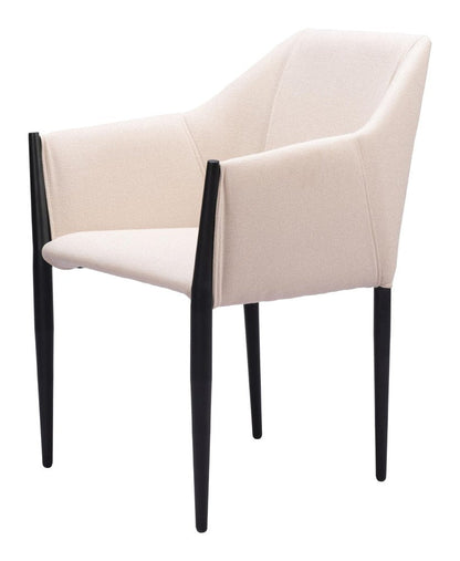 Set of Two Gray Slate Gray And Black Faux Leather And Steel Dining Arm Chairs HomeRoots