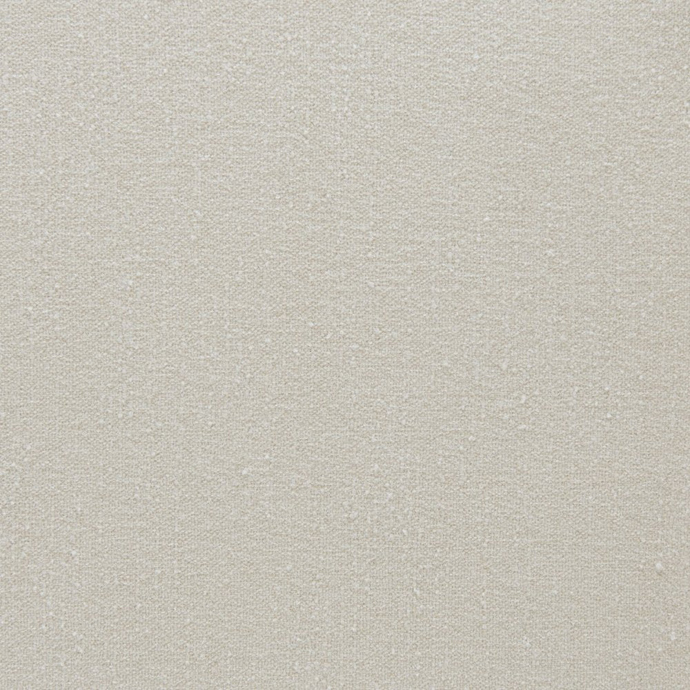 White Upholstered Faux Linen Dining Arm Chair — view 10