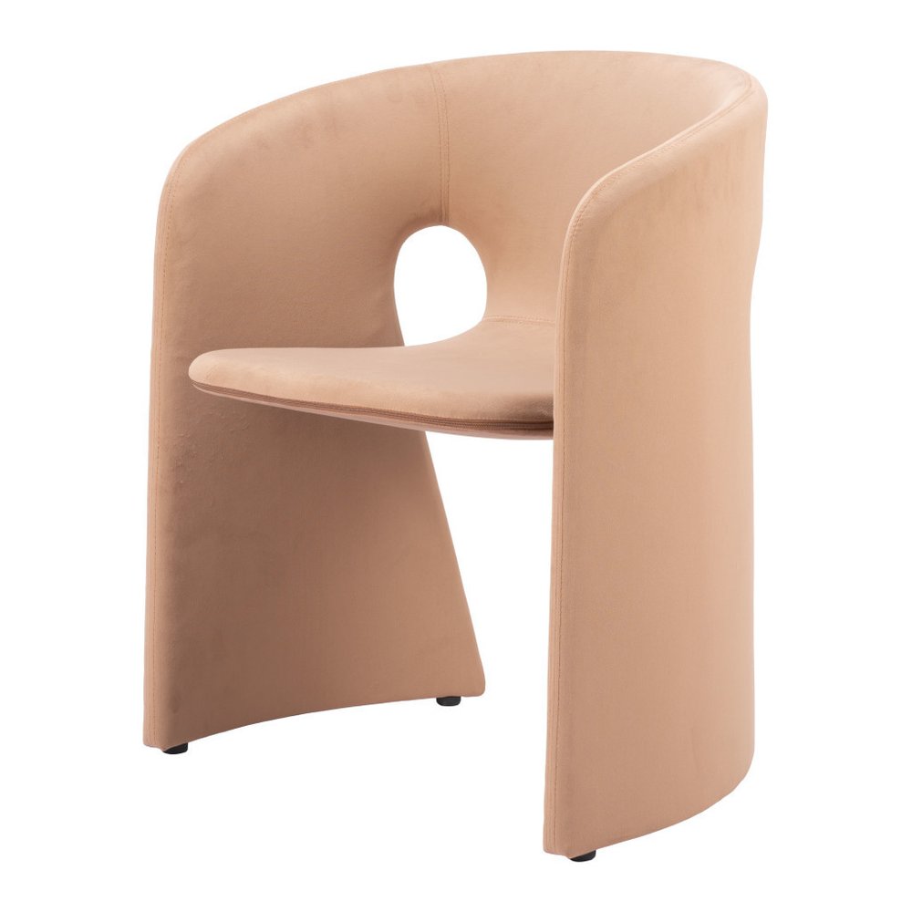 Slate Gray Fabric And Steel Partially Open Back Dining Arm Chair HomeRoots