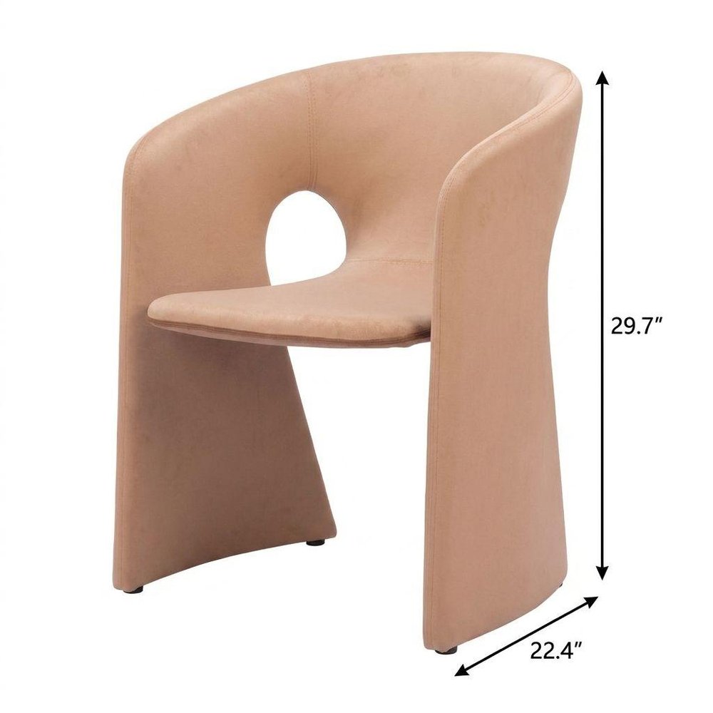Slate Gray Fabric And Steel Partially Open Back Dining Arm Chair HomeRoots