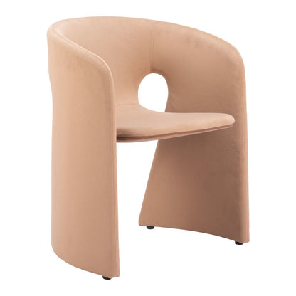 Slate Gray Fabric And Steel Partially Open Back Dining Arm Chair HomeRoots