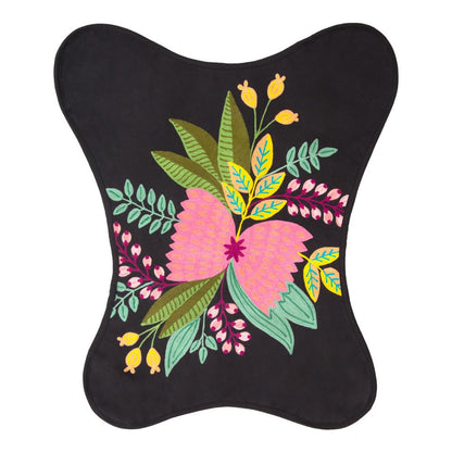 26" Black Tropical Butterfly Chair HomeRoots