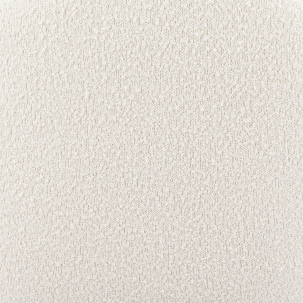 30" White Faux Shearling And Upholstered Arm Chair