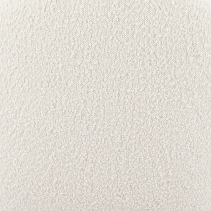 30" White Faux Shearling And Upholstered Arm Chair