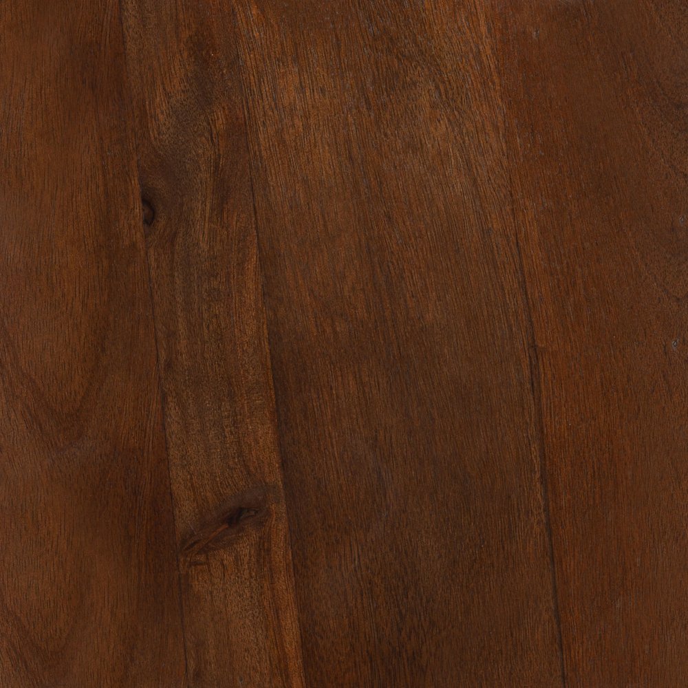 18" Walnut Solid Wood Round Pedestal End Table HomeRoots