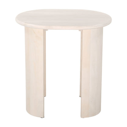 24" Natural Solid Wood Oval End Table HomeRoots