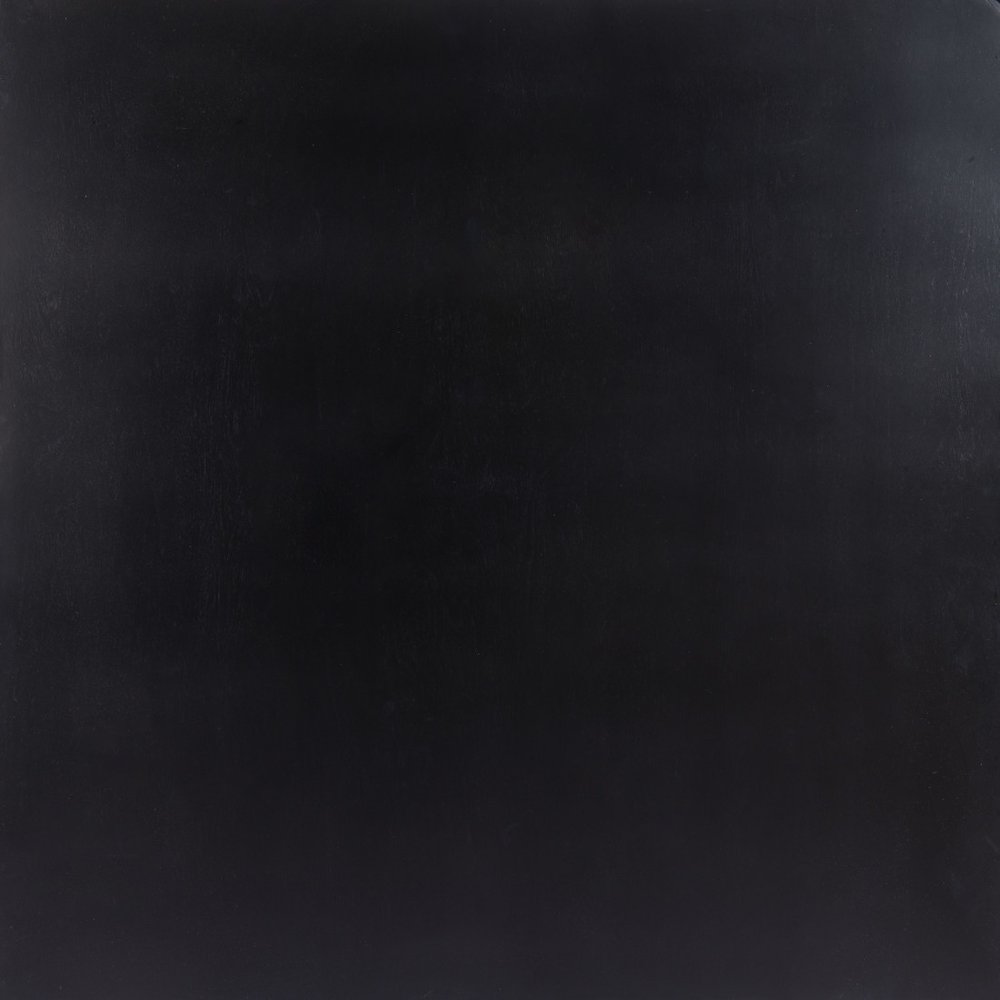 42" Black and Gold Solid Wood and Steel Square Coffee Table HomeRoots