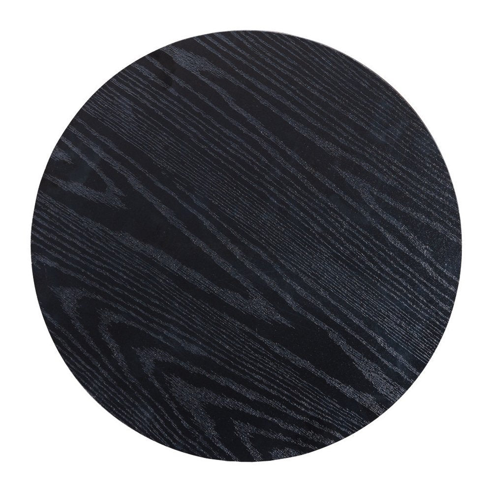 55" Brown Black and Gold Wood and Steel Three Tier Coffee Table HomeRoots