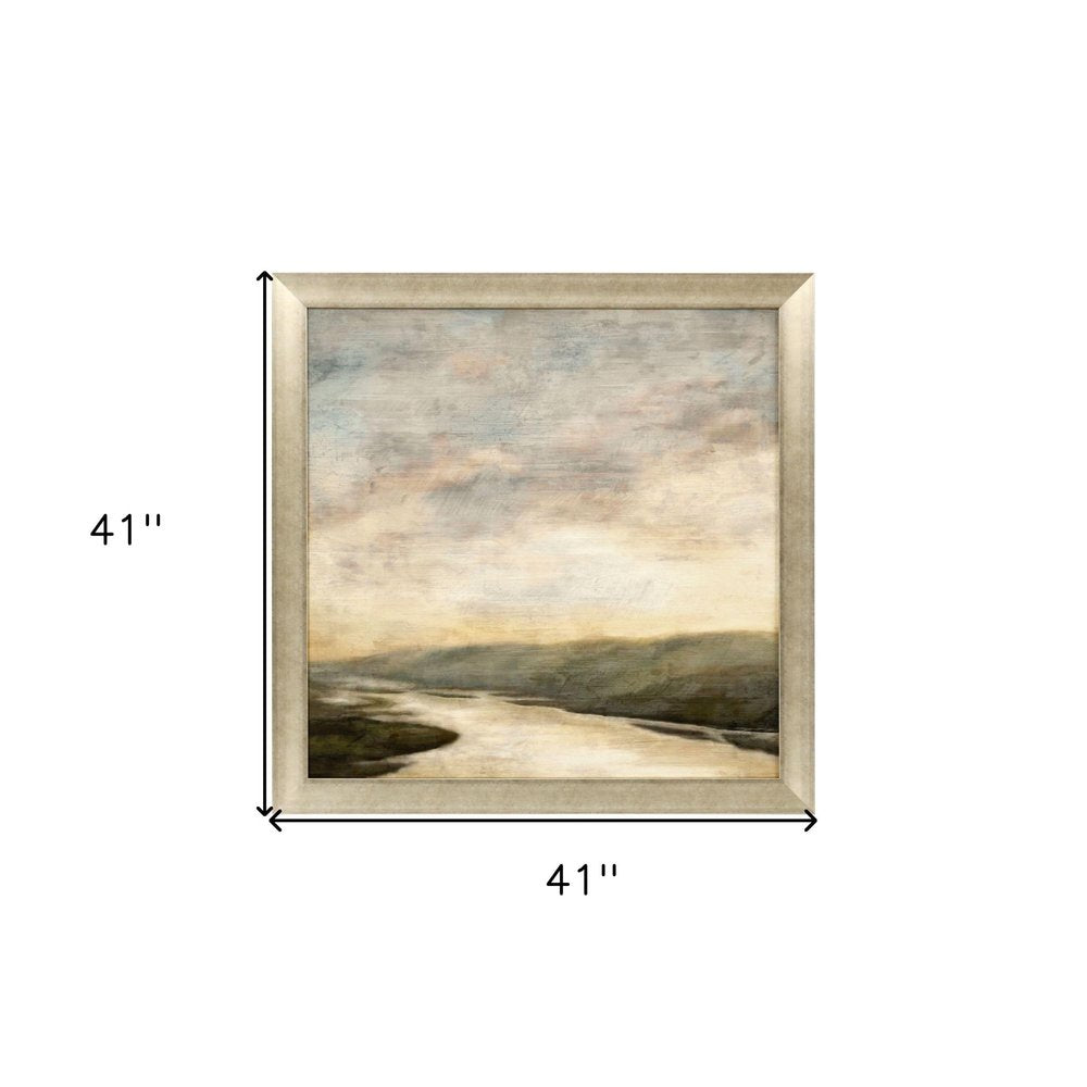 Hudson River Gold Framed Wall Art — view 4