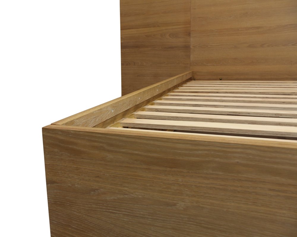 Natural Wood Queen Bed Frame HomeRoots