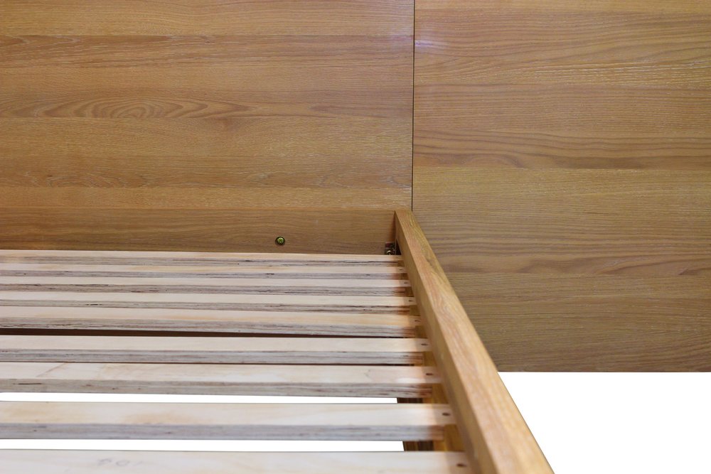 Natural Wood Queen Bed Frame HomeRoots