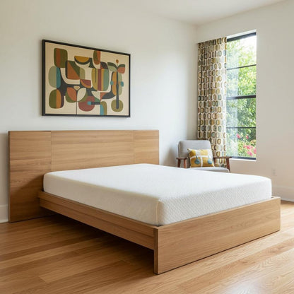 Natural Wood California King Bed Frame HomeRoots