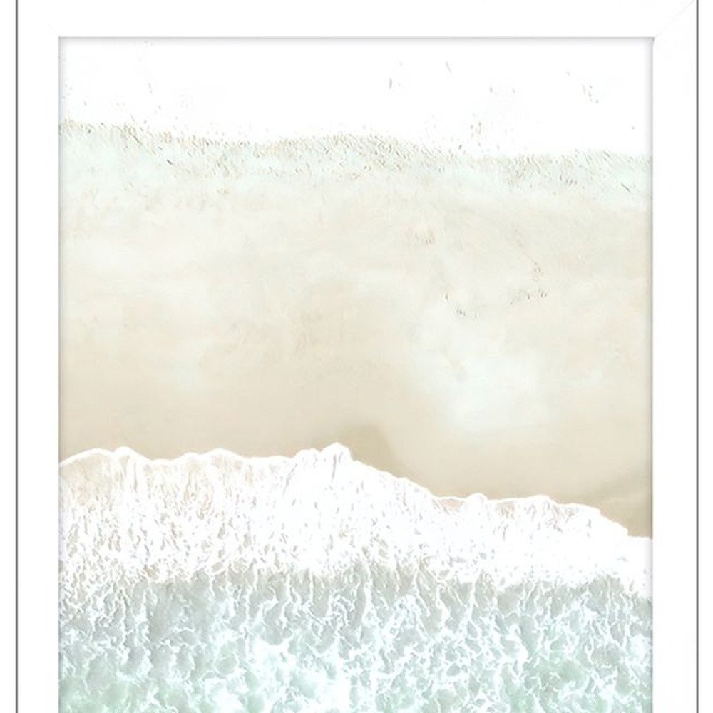 Set Of Three On the Shore White Framed Wall Art HomeRoots