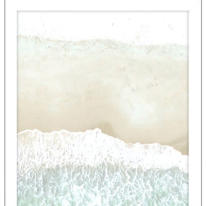 Set Of Three On the Shore White Framed Wall Art HomeRoots