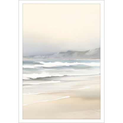 Ocean Breeze I White Framed Wall Art HomeRoots