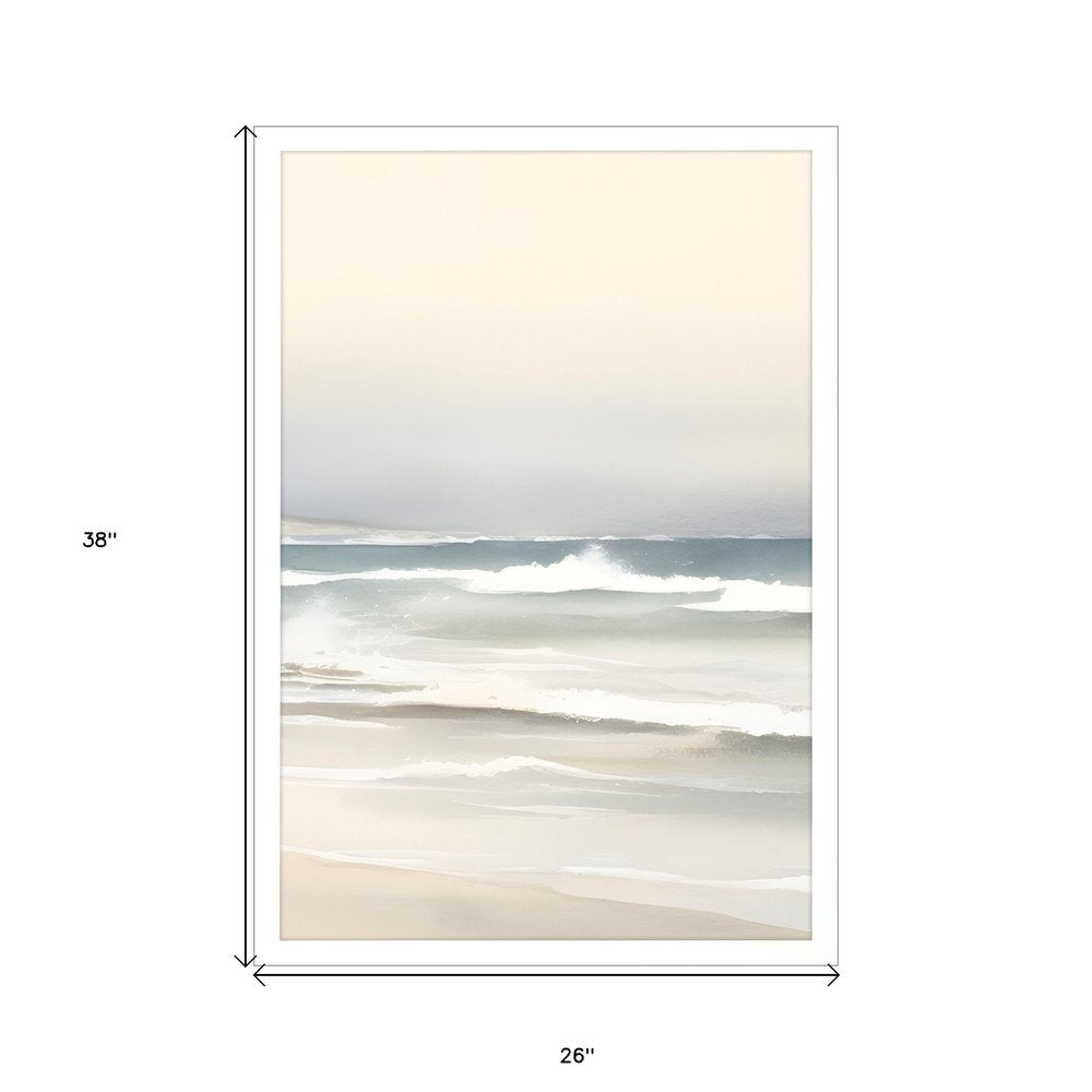 Ocean Breeze White Framed Wall Art — view 4