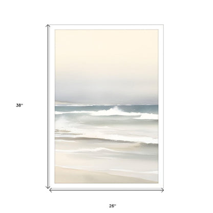 Ocean Breeze White Framed Wall Art HomeRoots