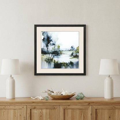 Wanderlust Calling Modern Landscape Black Framed Wall Art HomeRoots