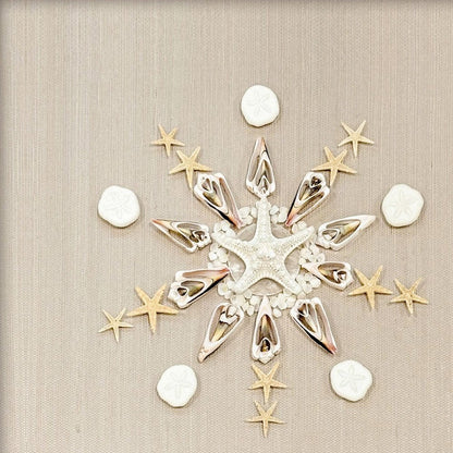 Caparazon Seashells and Coastal Icon White Framed Wall Art HomeRoots