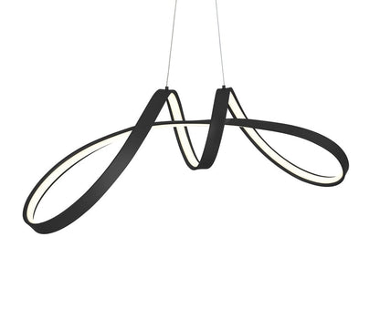 Black Metal LED Dimmable Smart Enabled Chandelier HomeRoots