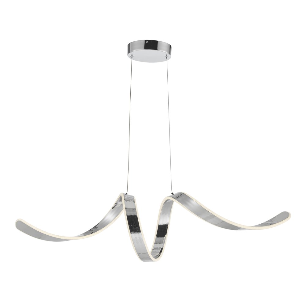 Silver Metal LED Dimmable Chandelier HomeRoots