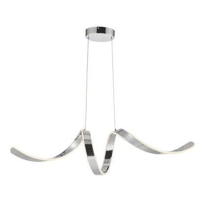 Silver Metal LED Dimmable Chandelier HomeRoots