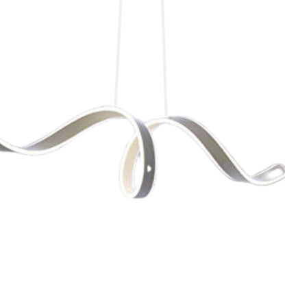 Silver Metal LED Dimmable Smart Enabled Chandelier HomeRoots