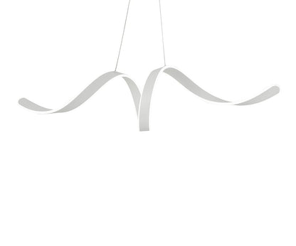 White Metal LED Dimmable Smart Enabled Chandelier HomeRoots