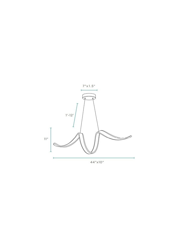 White Metal LED Dimmable Smart Enabled Chandelier HomeRoots