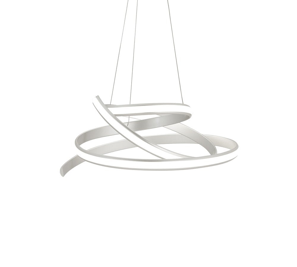 Silver Metal LED Dimmable Chandelier HomeRoots