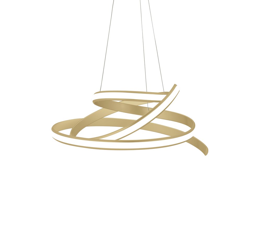 Gold Metal LED Dimmable Smart Enabled Chandelier HomeRoots
